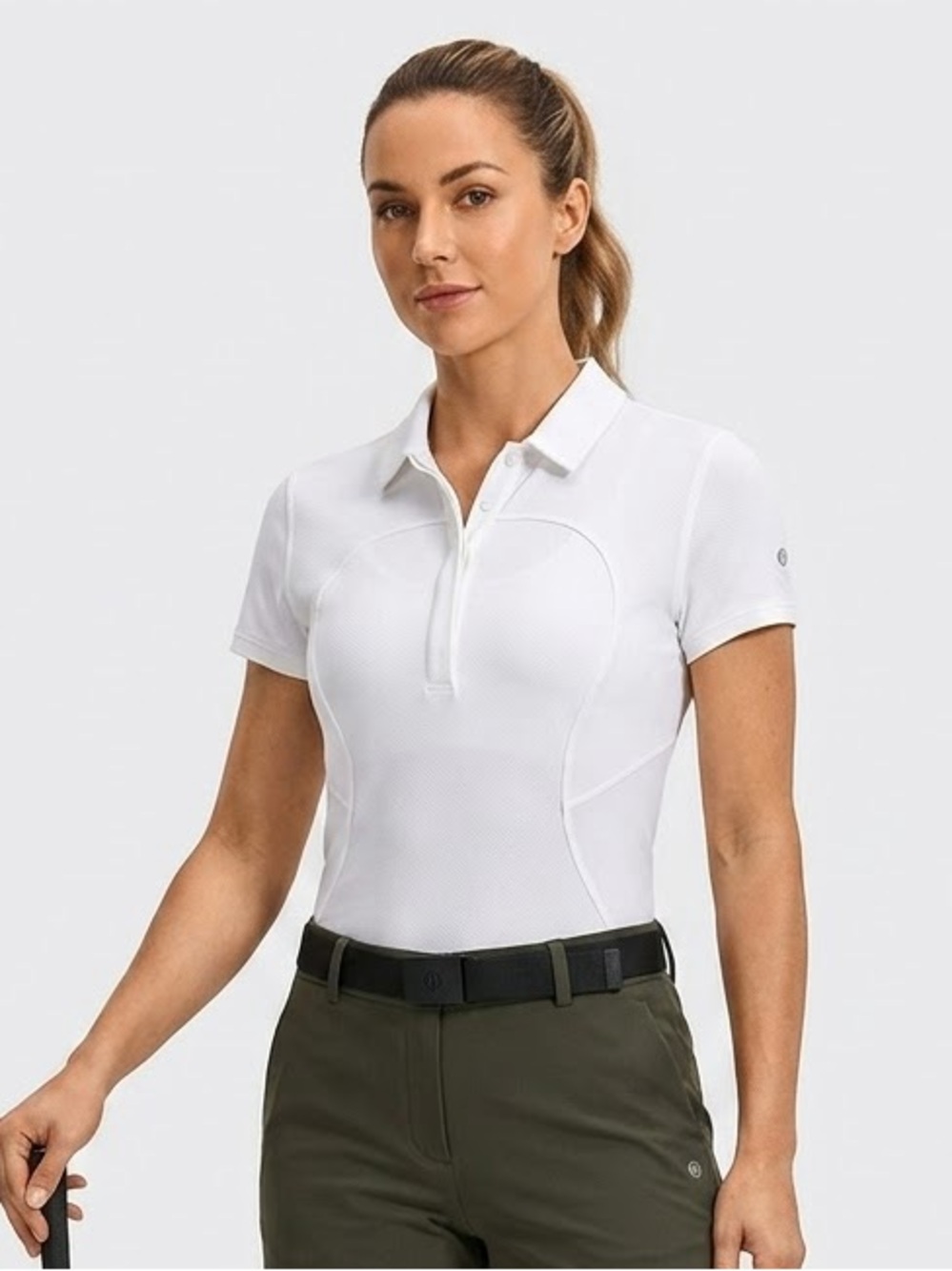 LULULEMON | WHITE GOLF POLO
